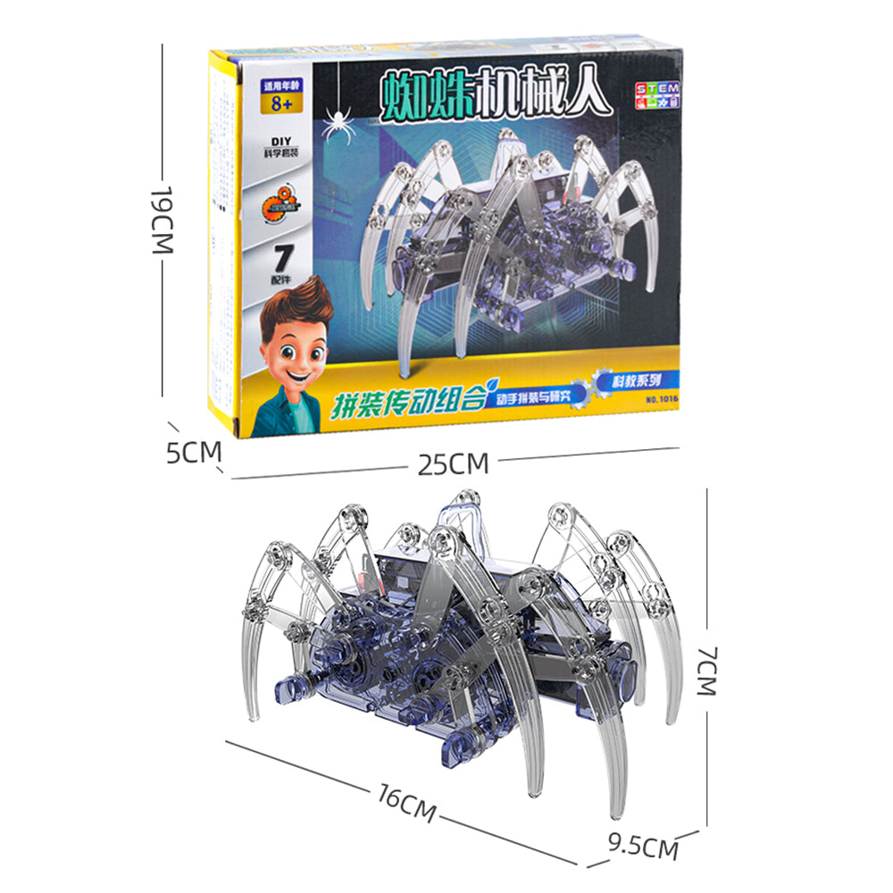 QB1016 Electronic Spider Robot DIY Children Educational Toy Assembled Kit QB1016 Electronic Spider Robot DIY Children Educational Toy Assembled Kit
